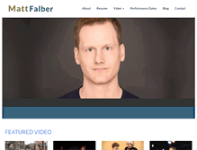 Tablet Screenshot of mattfalber.com